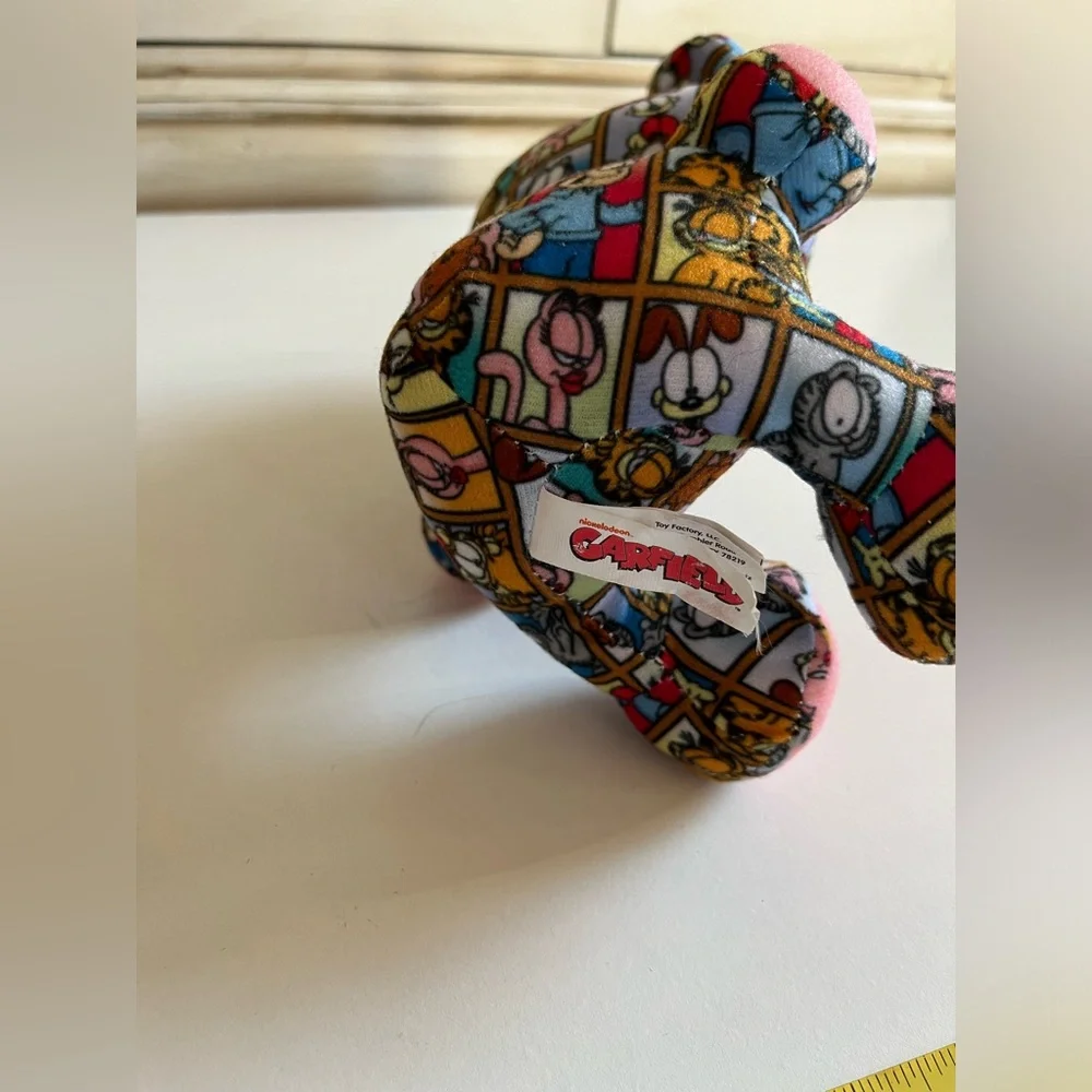 Toy Factory Pooky Bear Garfield Plush.Special Edition Sticker Bomb -vibrant